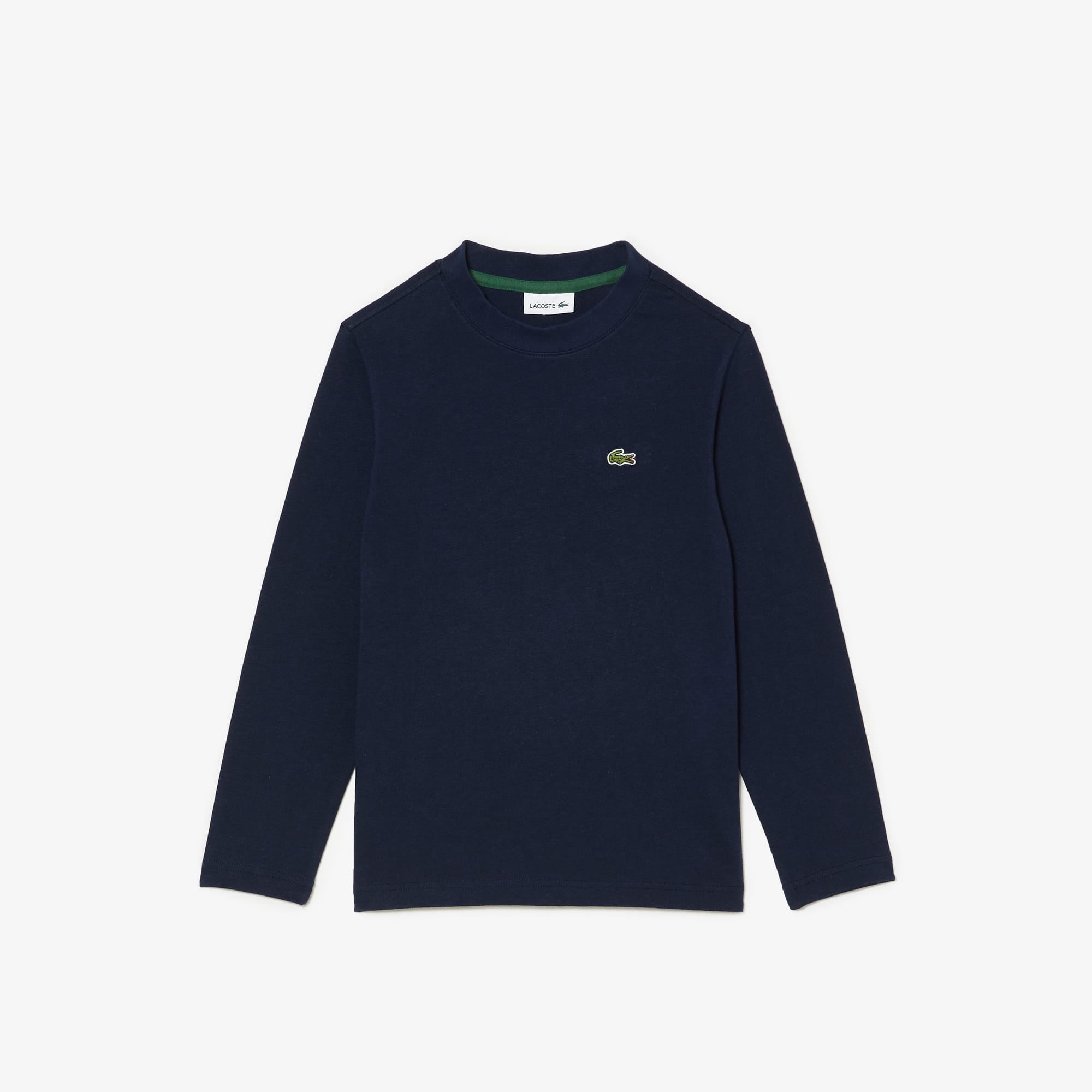T-shirt manches longues en jersey de coton T-Shirts & Chemises - Bleu - Lacoste - Enfant