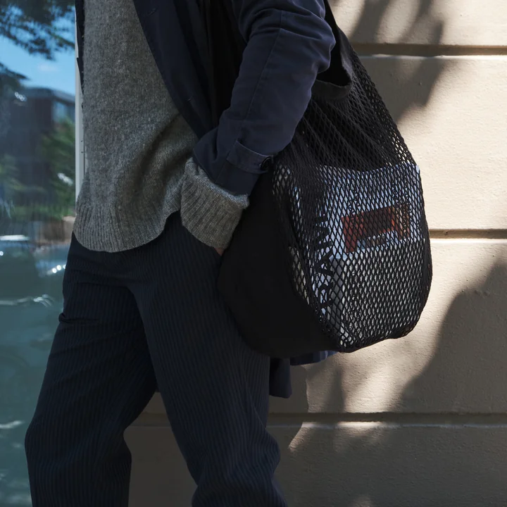 The Organic Company - Net Schultertasche, stone