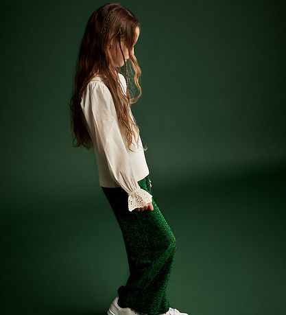 Creamie Bukser - Glitter - Pine Green