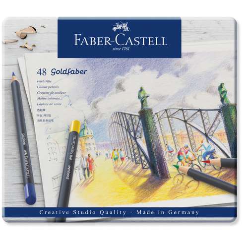 FABER-CASTELL Goldfaber Farbstifte im Metalletui