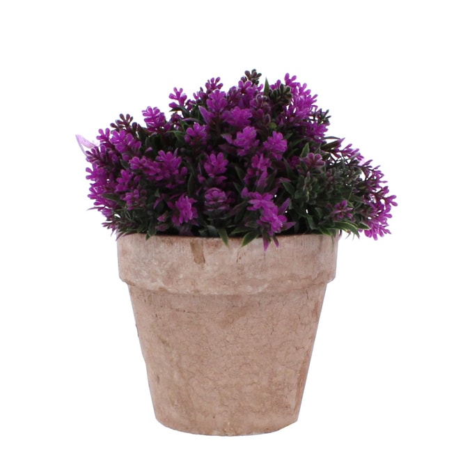 Lavendel in Topf lila/grün - künstlich - ca. 13 x 15 cm