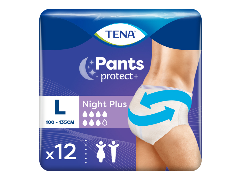 CUECAS INCONTINÊNCIA TENA NIGHT PLUS L 12 UN