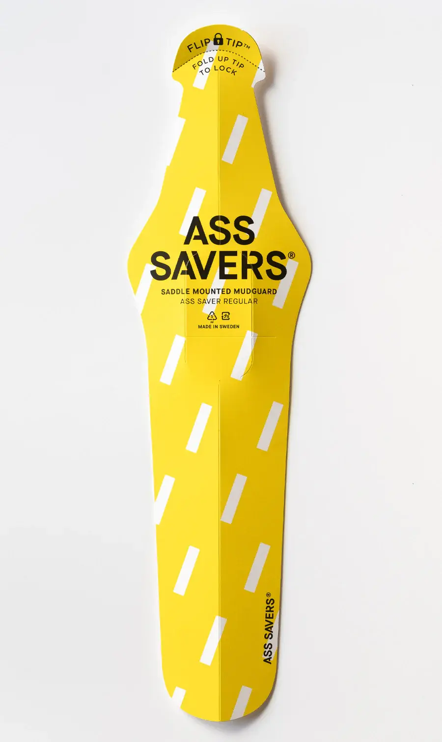 Ass Savers Mini Achterspatbord ASR-1 Geel