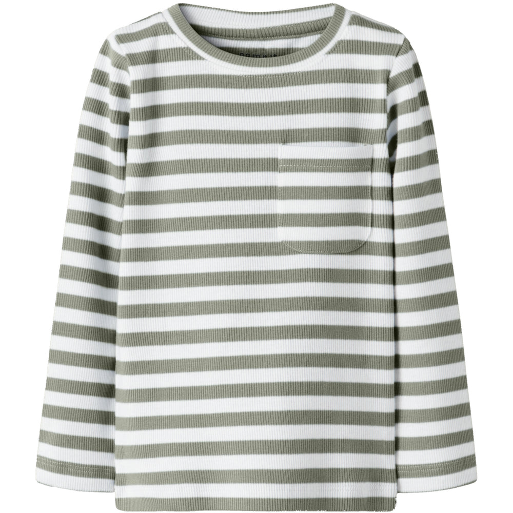 Køb Name It Shadow Cloud Dancer Nmmdekab Slim Ls Top