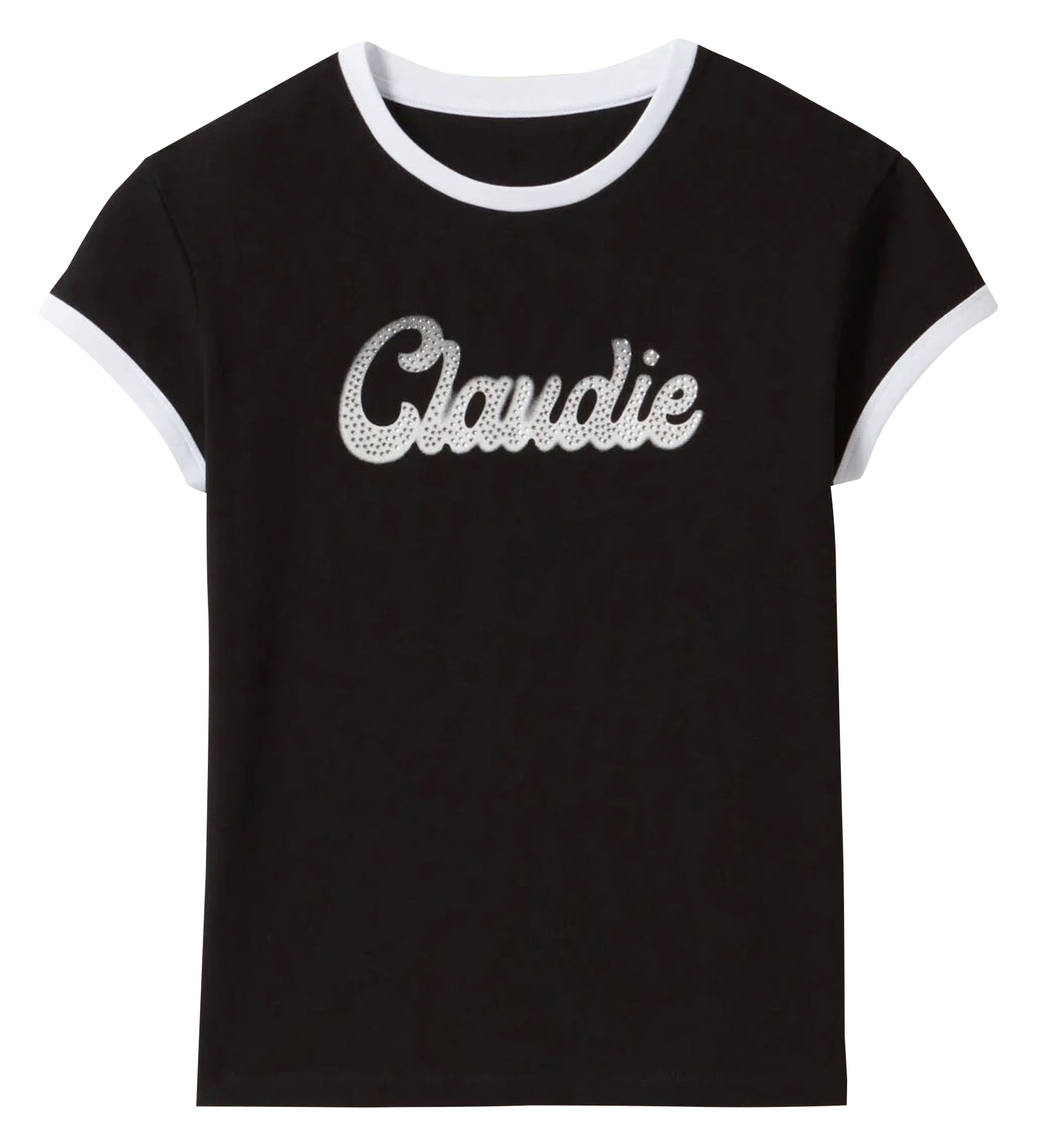 Tee-shirt droit en coton | Noir