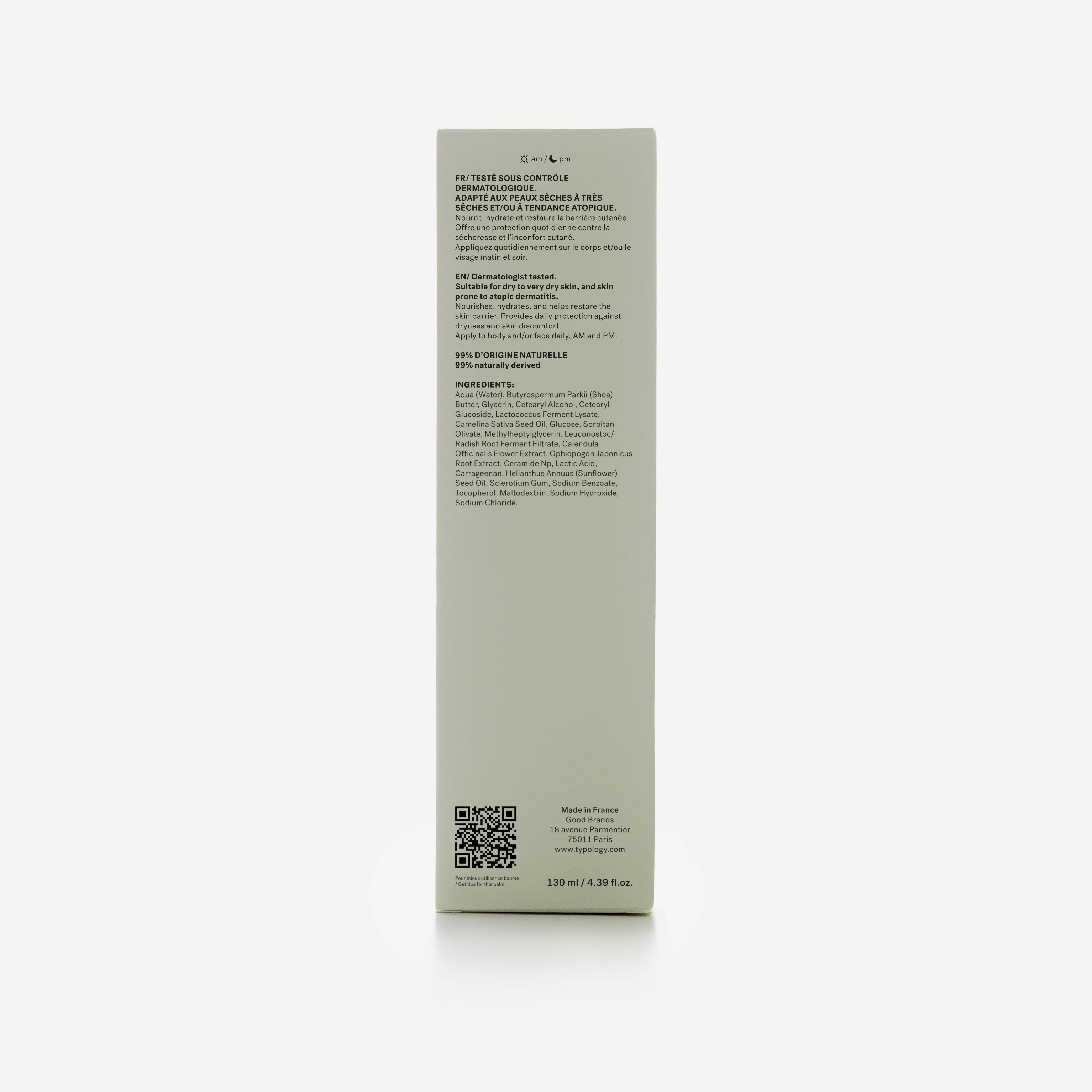 C91 - Baume relipidant<br>Complexe postbiotique 3% + Céramide NP