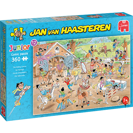 Junior rideskolen puslespil - 360 brikker