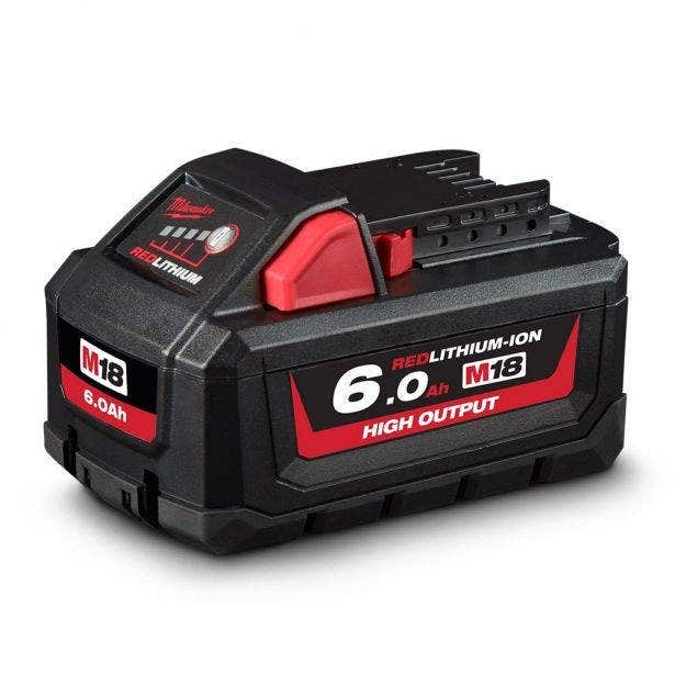 Kit de Martelo Rotativo SDS Plus Milwaukee FUEL™ 18V com 2 Baterias de 6,0Ah e Encaixe de 26mm (M18FH-602C)