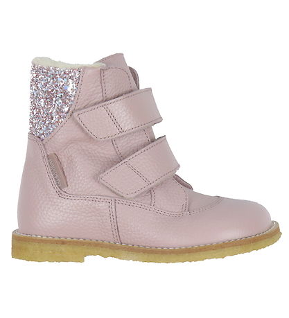 Angulus VinterStøvler - Tex - Mauve m. For/Velcro