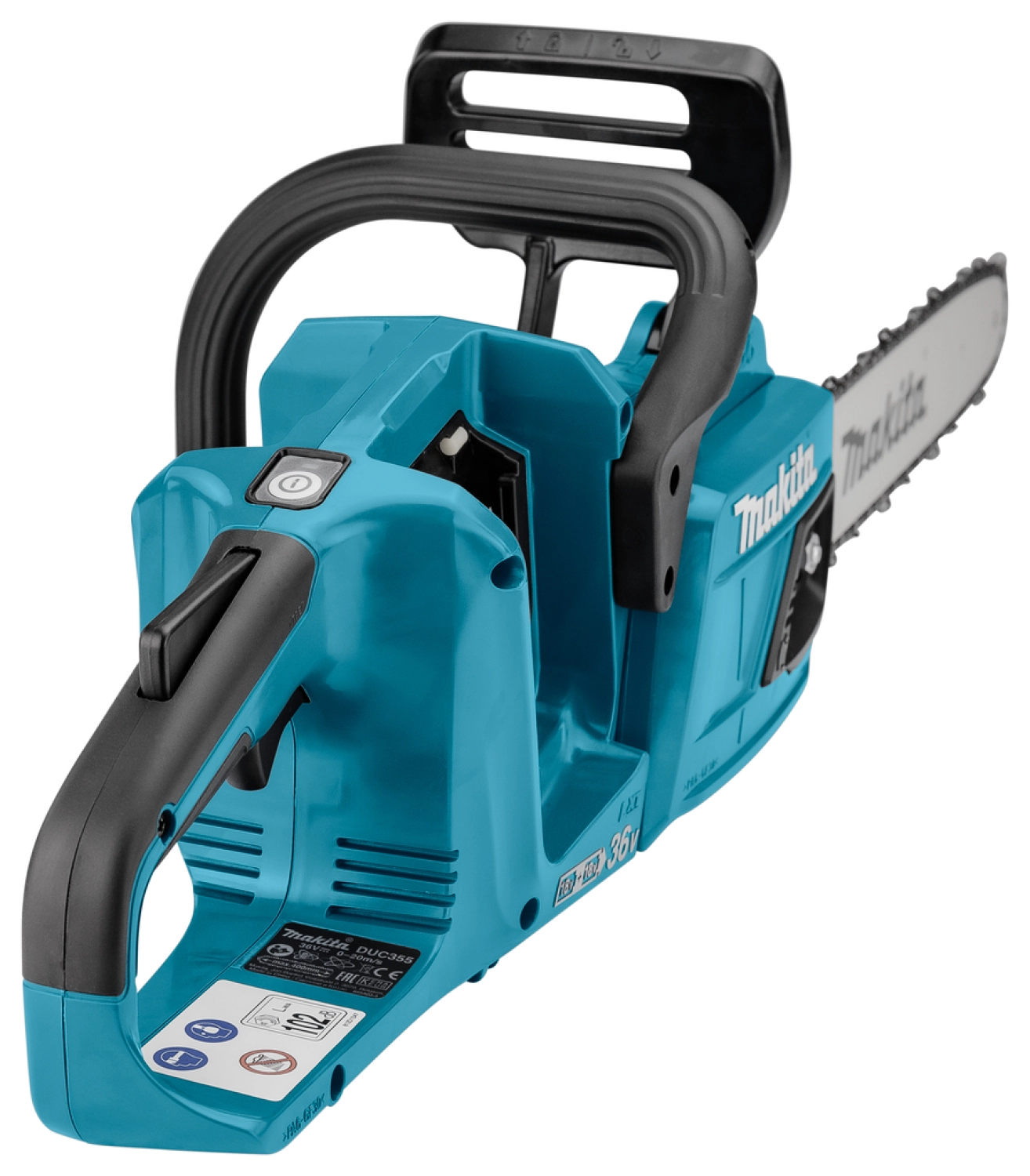 Makita DUC355PG2J 2x18V Li-Ion accu kettingzaag set (2x 6,0Ah) incl. Mbox - 35cm - koolborstelloos