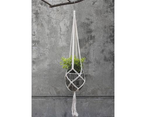 Macramé L 120 cm wit