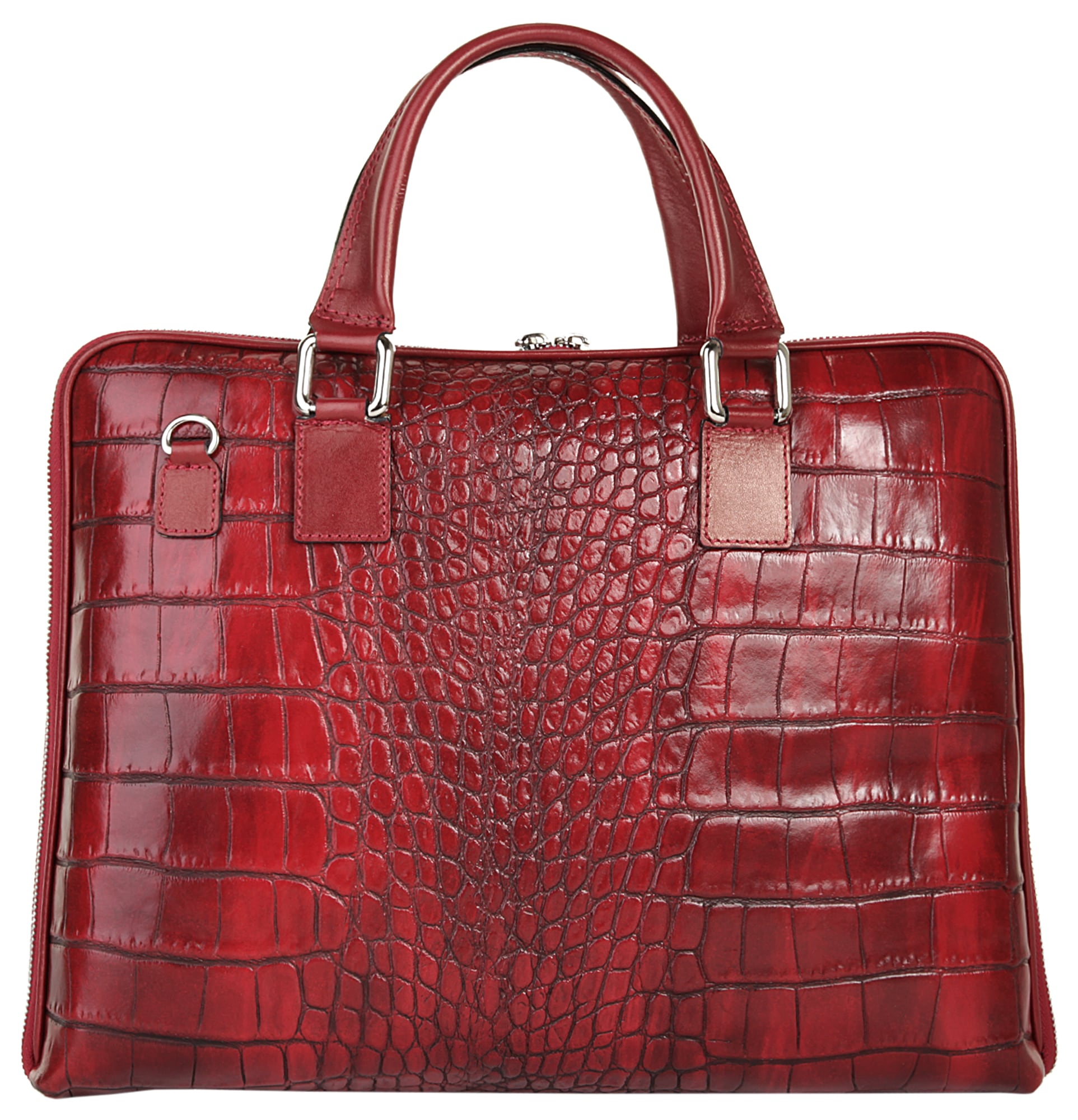 Samantha Look Aktentasche echt Leder, Made in Italy