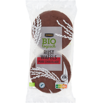 Jumbo Biologisch Rijstwafels Pure Chocolade 100 g