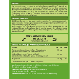 New Nordic Ear Tone Tabletten 30TB