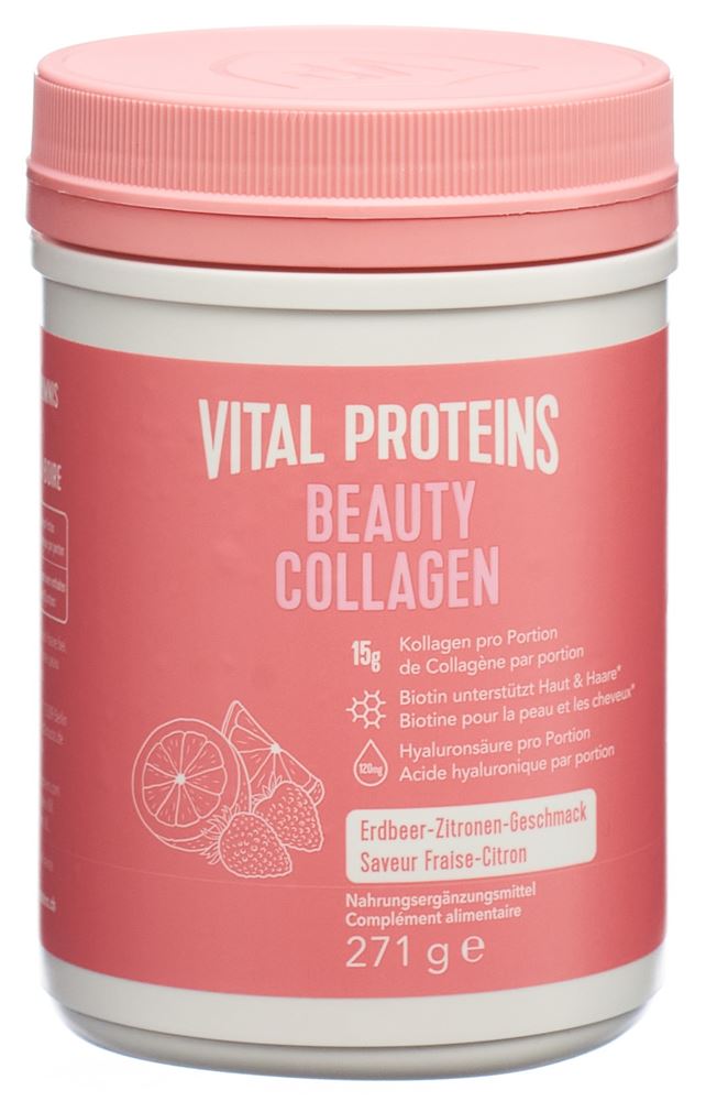 Vital Proteins Beauty Collagen<br>271 g, Dose, Pulver, Erdbeere Zitrone