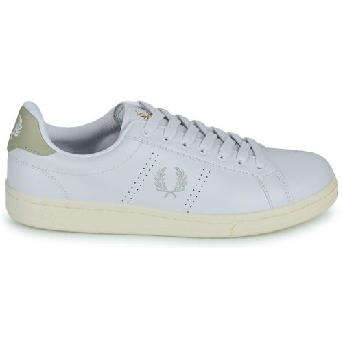 Fred Perry - B721 LEATHER - Blanc