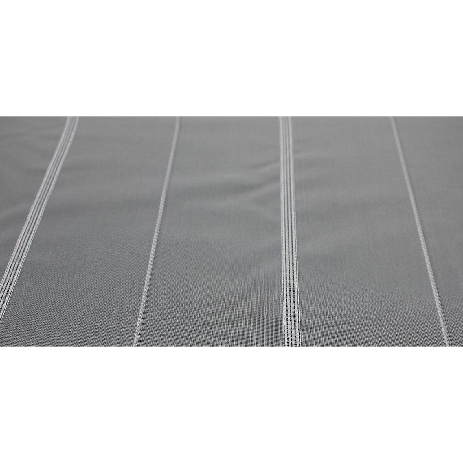 Vorhang - transparent-weiß - Streifen - 300x125 cm