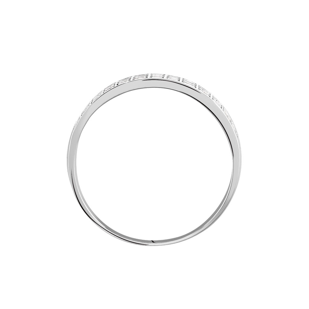 Bague Morjana Or Blanc Oxyde De Zirconium