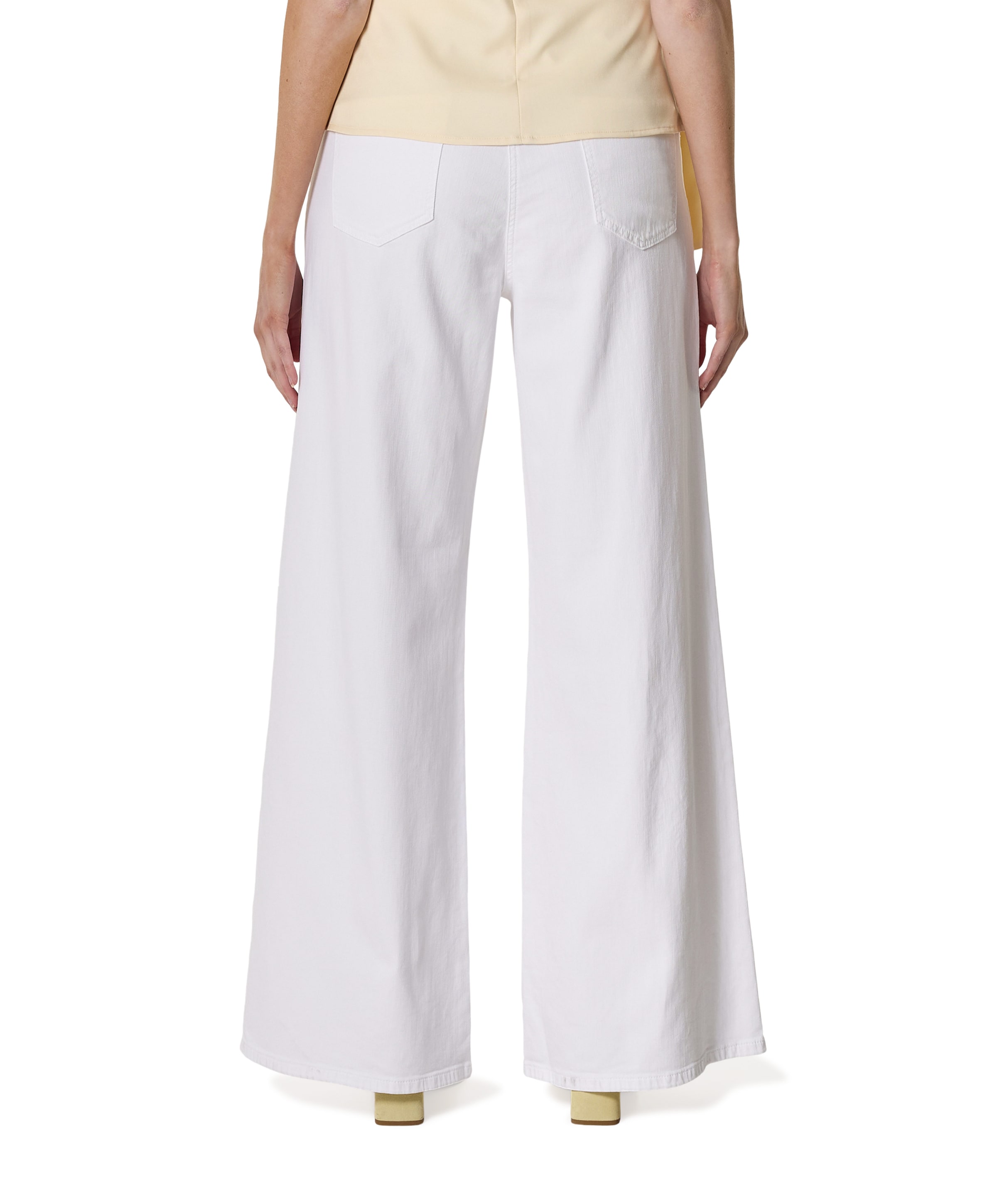 Cambio Palazzo Advance dames jeans wit
