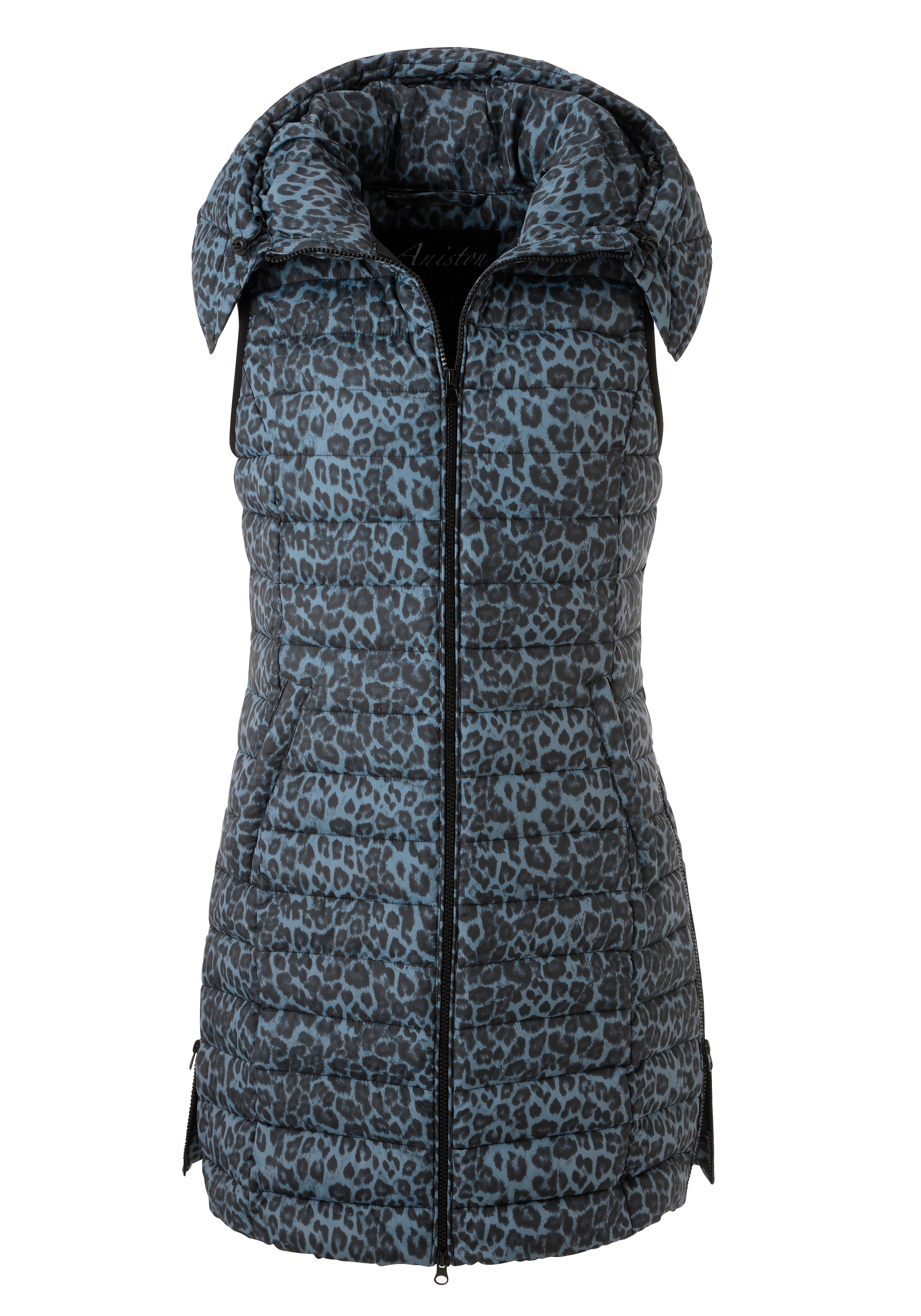Aniston CASUAL Steppweste , im extravaganten Leo-Muster - NEUE KOLLEKTION