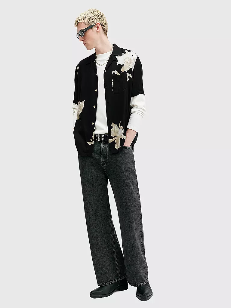 ALLSAINTS Hemd LACHAISE schwarz
