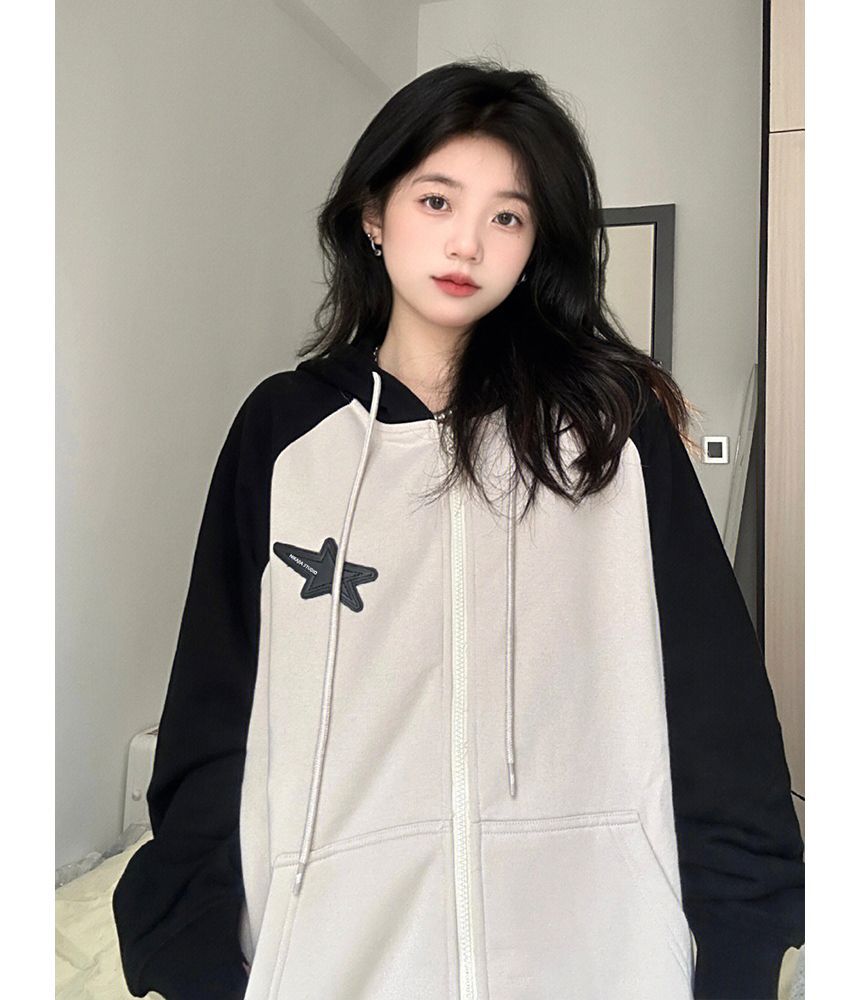 Dreamkura - Star Raglan Zip Hoodie