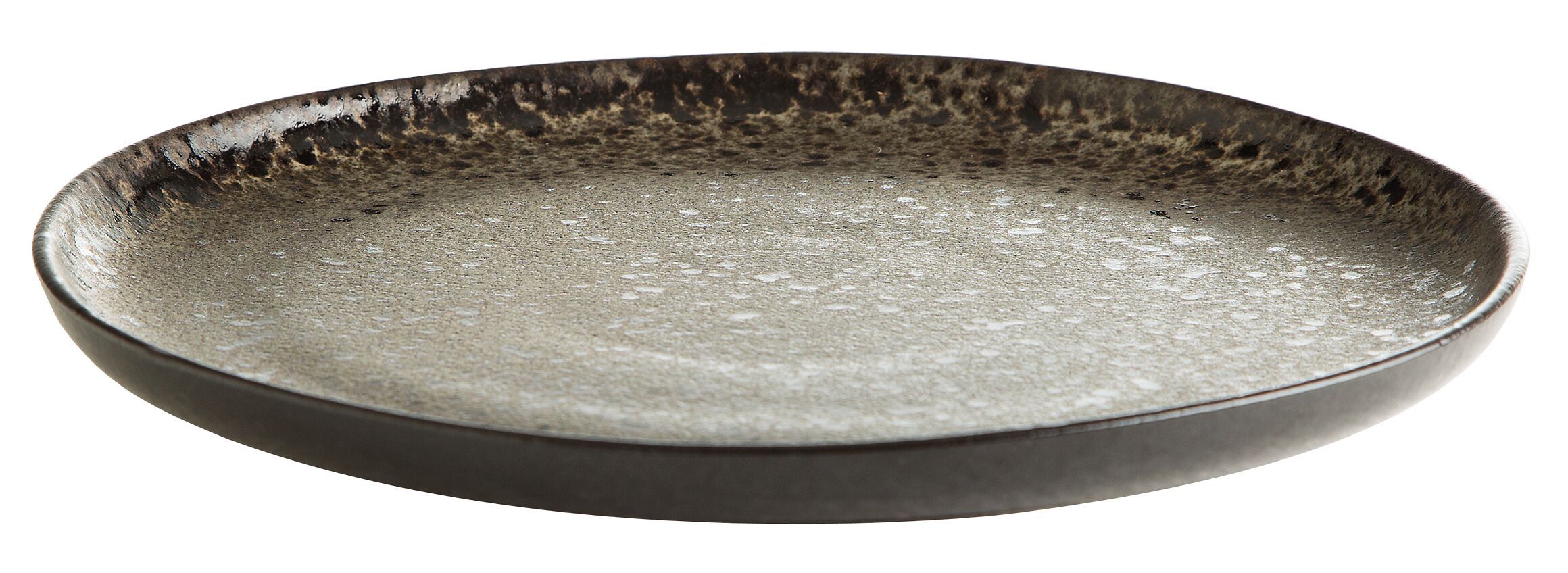 OEIRAS DESSERTTELLER SCHWARZ D22CM - Schwarz / H: 1.5 cm