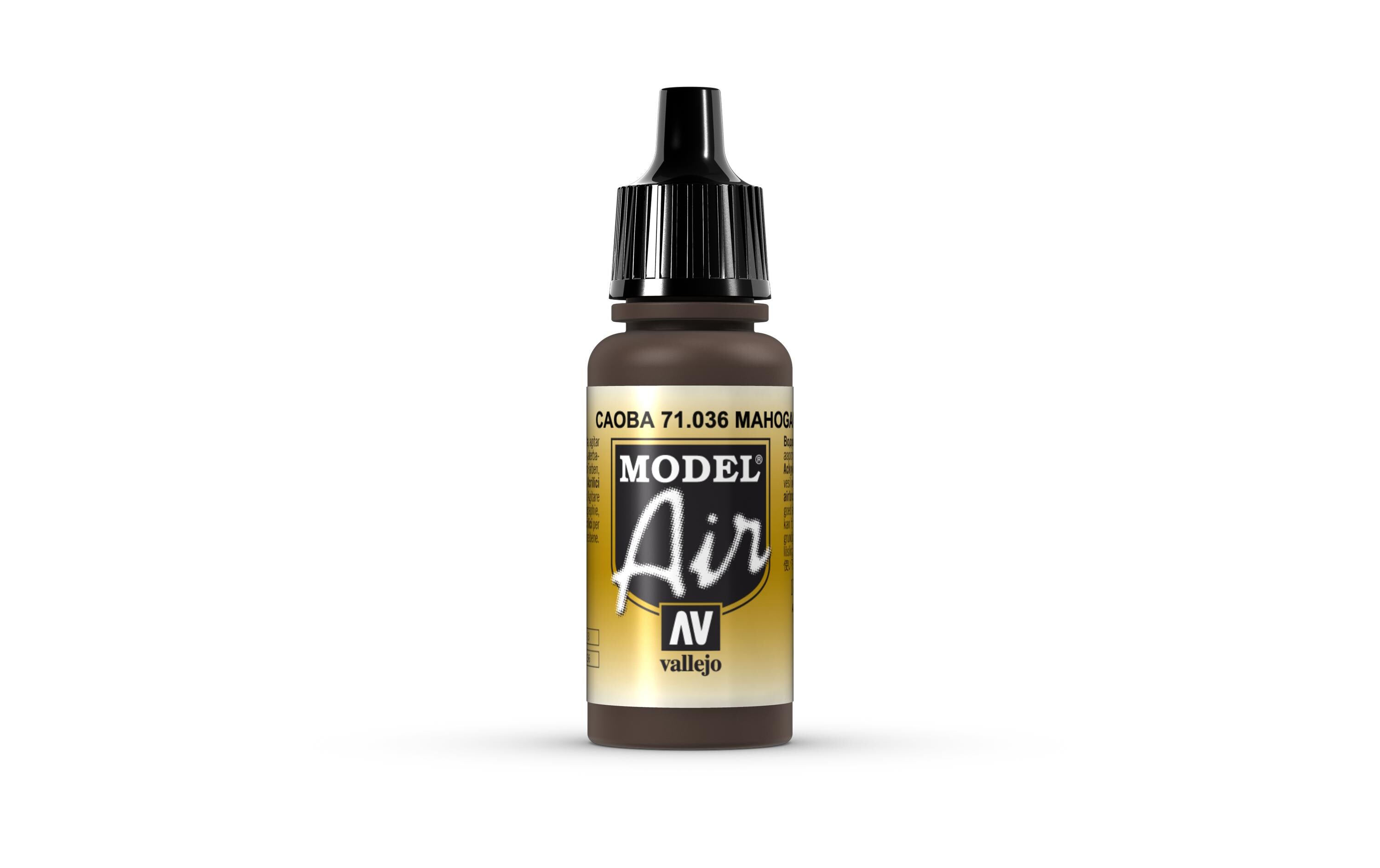 Airbrushfarbe Mahagoni 17 mlAcryl Model Air Color für Airbrush