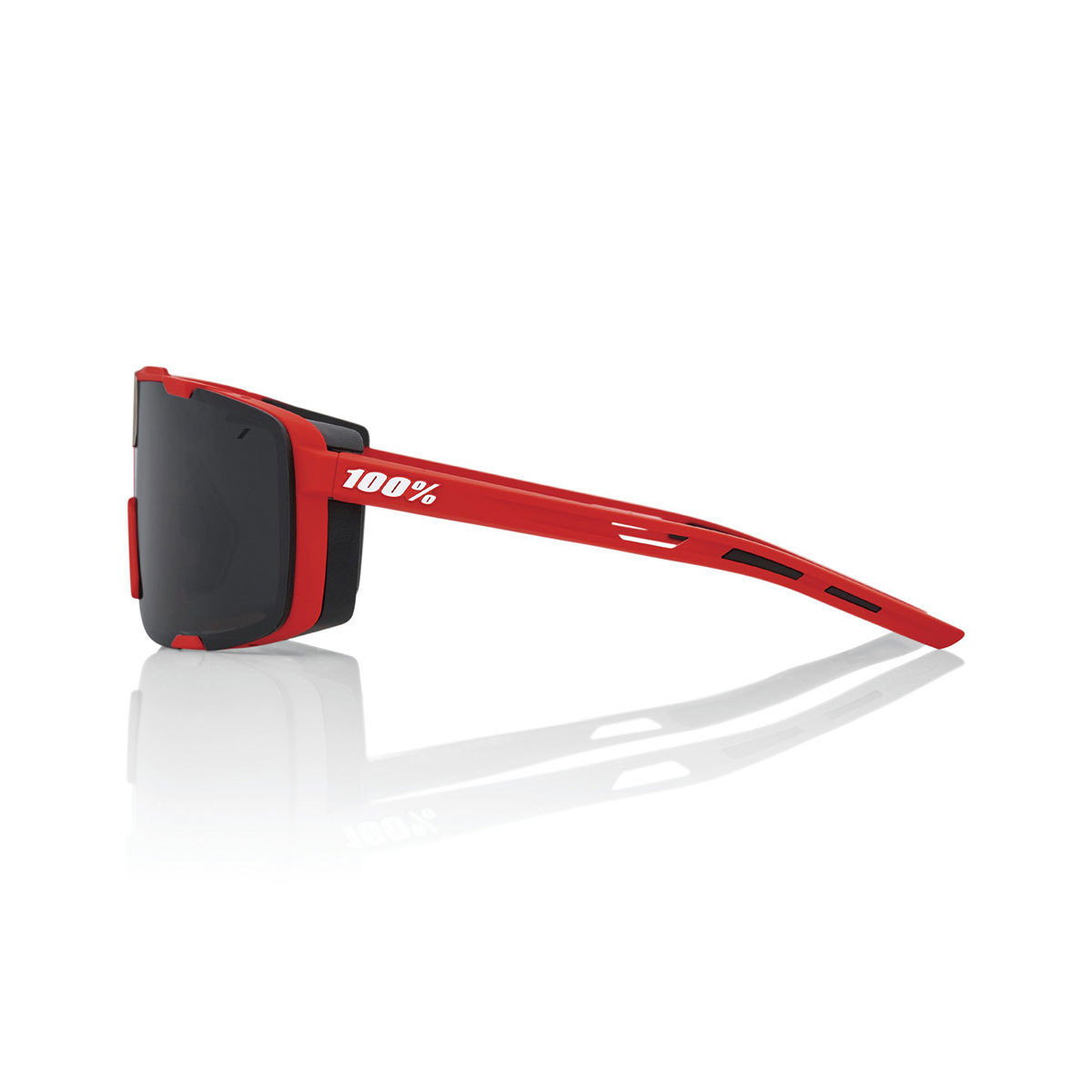 100% Eastcraft Sport Zonnebril Rood met Black Mirror Lens