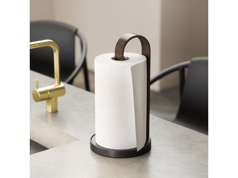 Umbra Küchenrollenhalter Bellwood Braun/Schwarz Papierhandtuchhalter