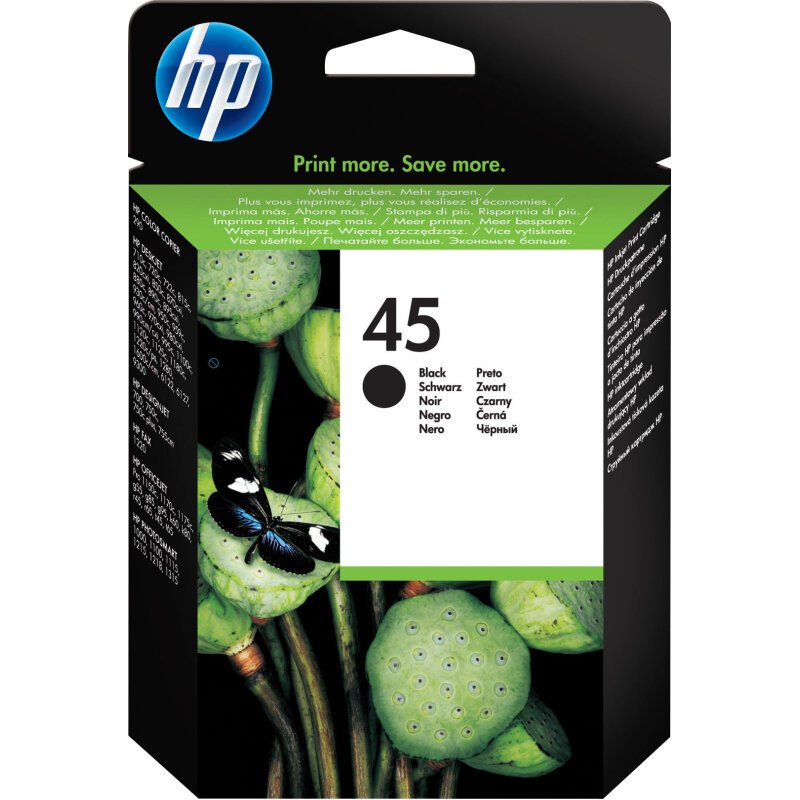 HP 45 cartouche d'encre noir authentique grande contenance