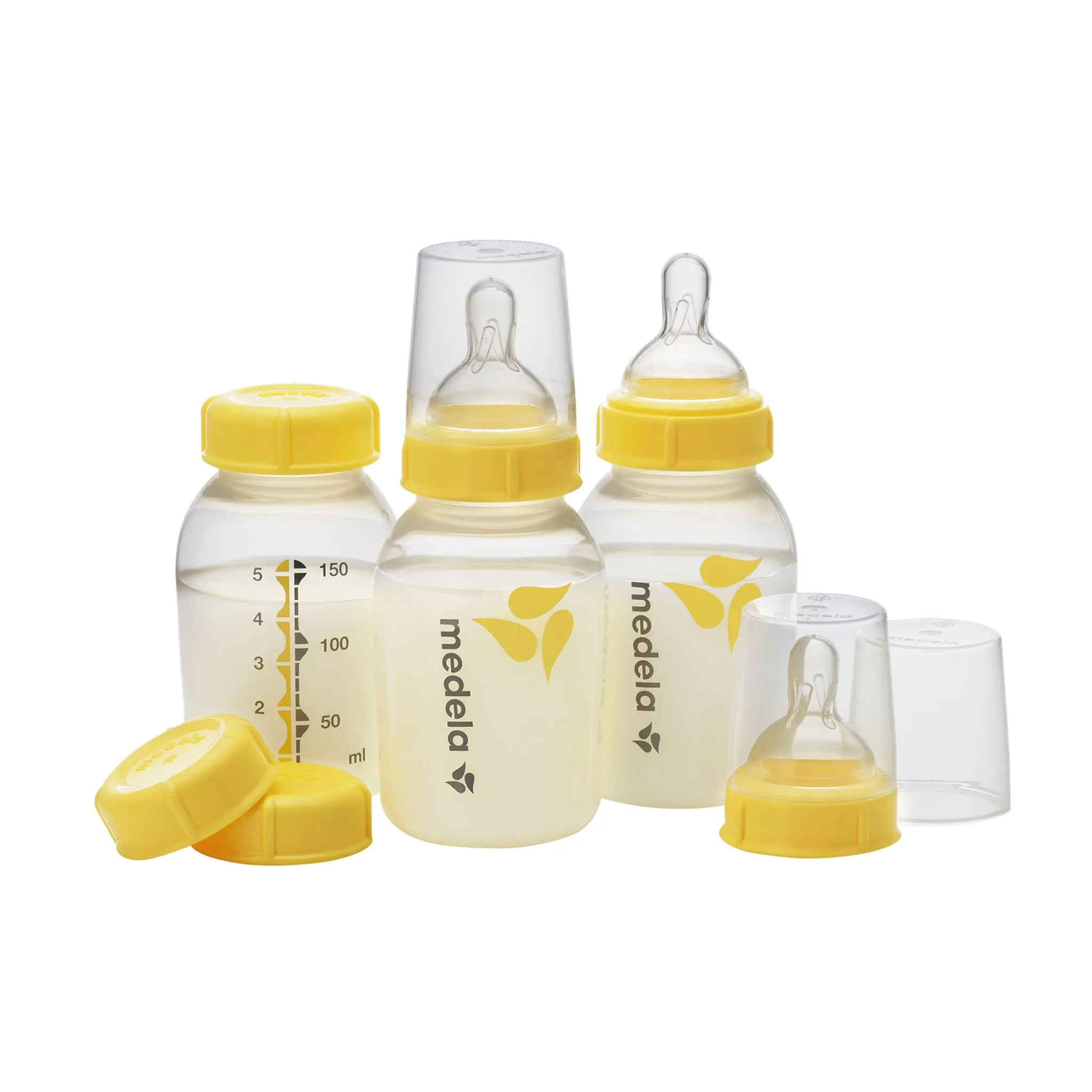 Medela Ensemble Bouteilles de Conservation pour Lait Maternel (3) - 150ml