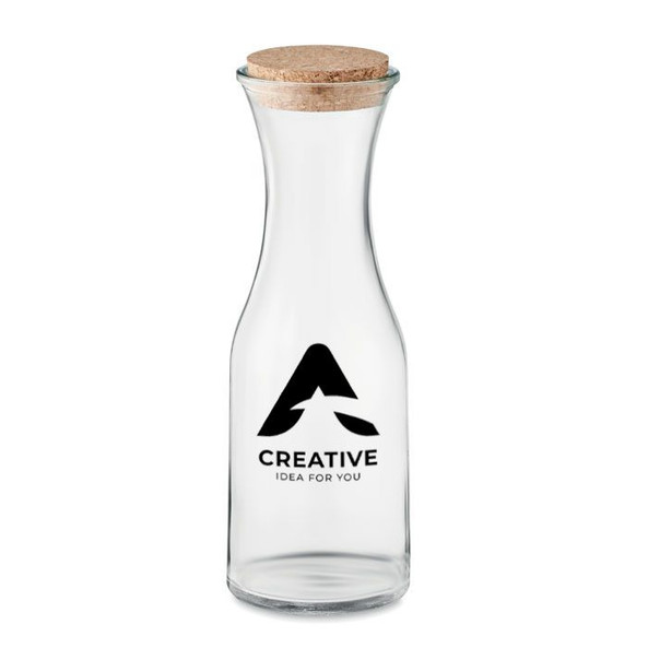 GiftRetail MO6655 - PICCA Carafe en verre recyclé 1L