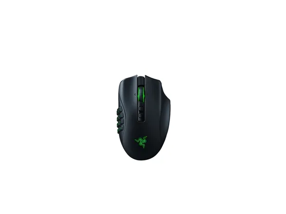 Razer Naga Pro - Mus - ergonomisk - højrehåndet - optisk - 20 knapper - trådløs - Bluetooth - Bluetooth USB adapter