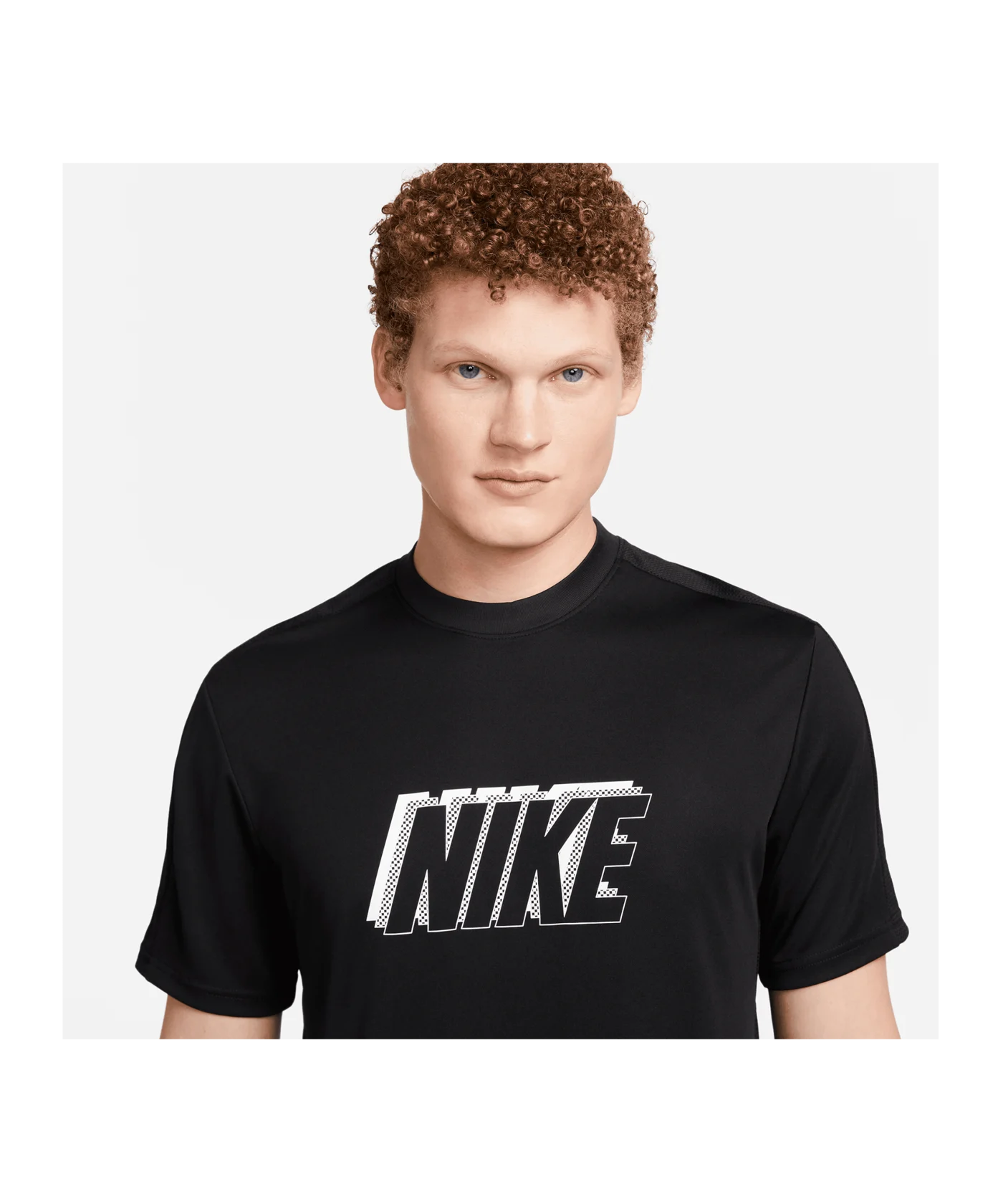 Nike Academy 3D Logo T-Shirt Schwarz Weiss F010