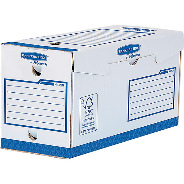 Bankers Box Boîte archives A4+ Heavy Duty - Dos 20 cm - Blanc - Lot de 20