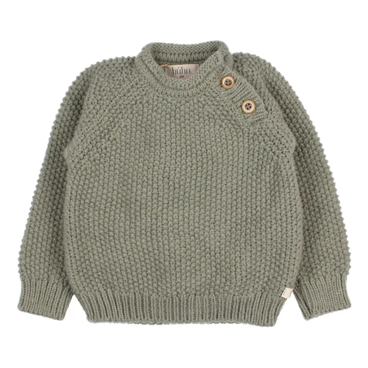 Búho Pull Boutonné | Sauge