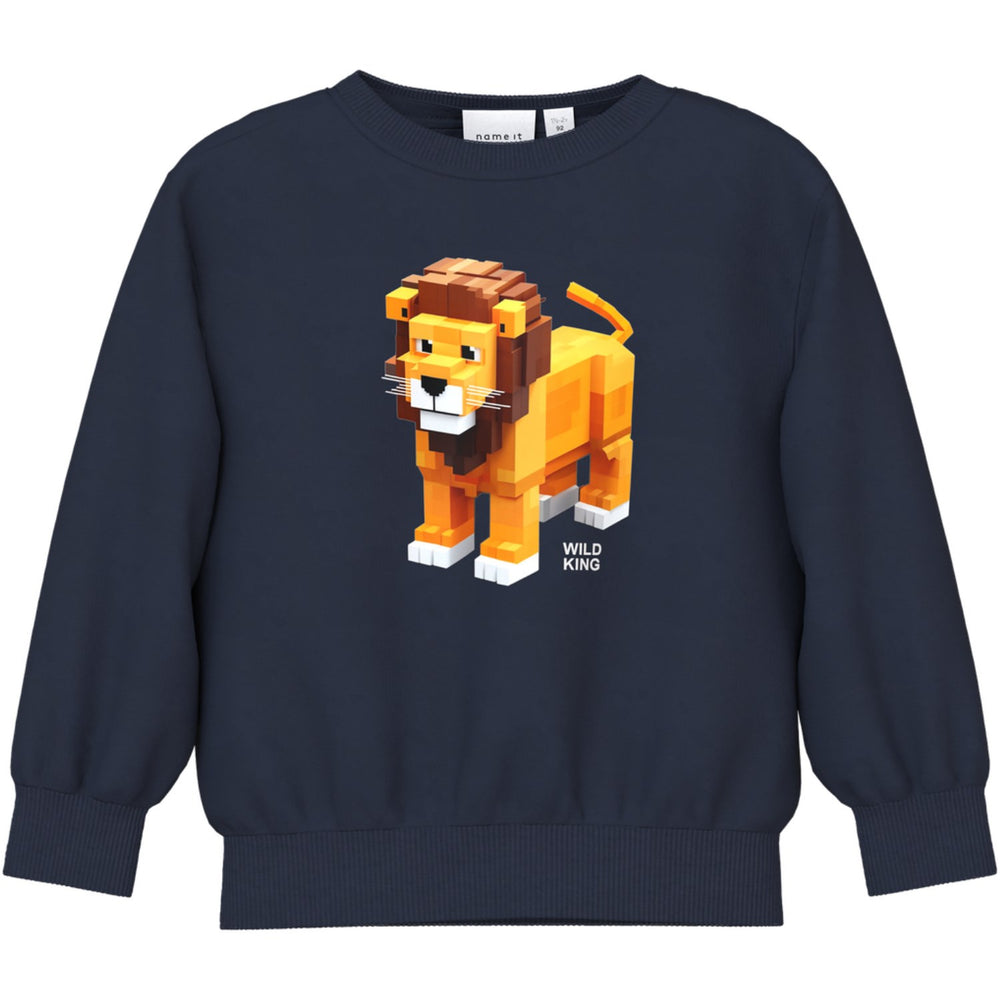 Køb Name It Navy Blazer Nmmsigurt Ls Nreg Swe Bru