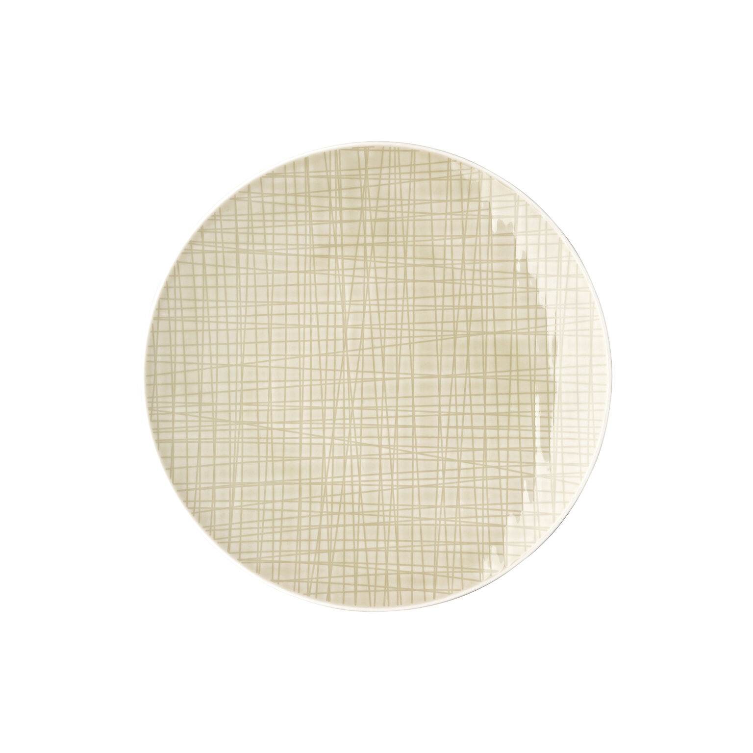 Mesh Colours Cream Teller 24 cm flach