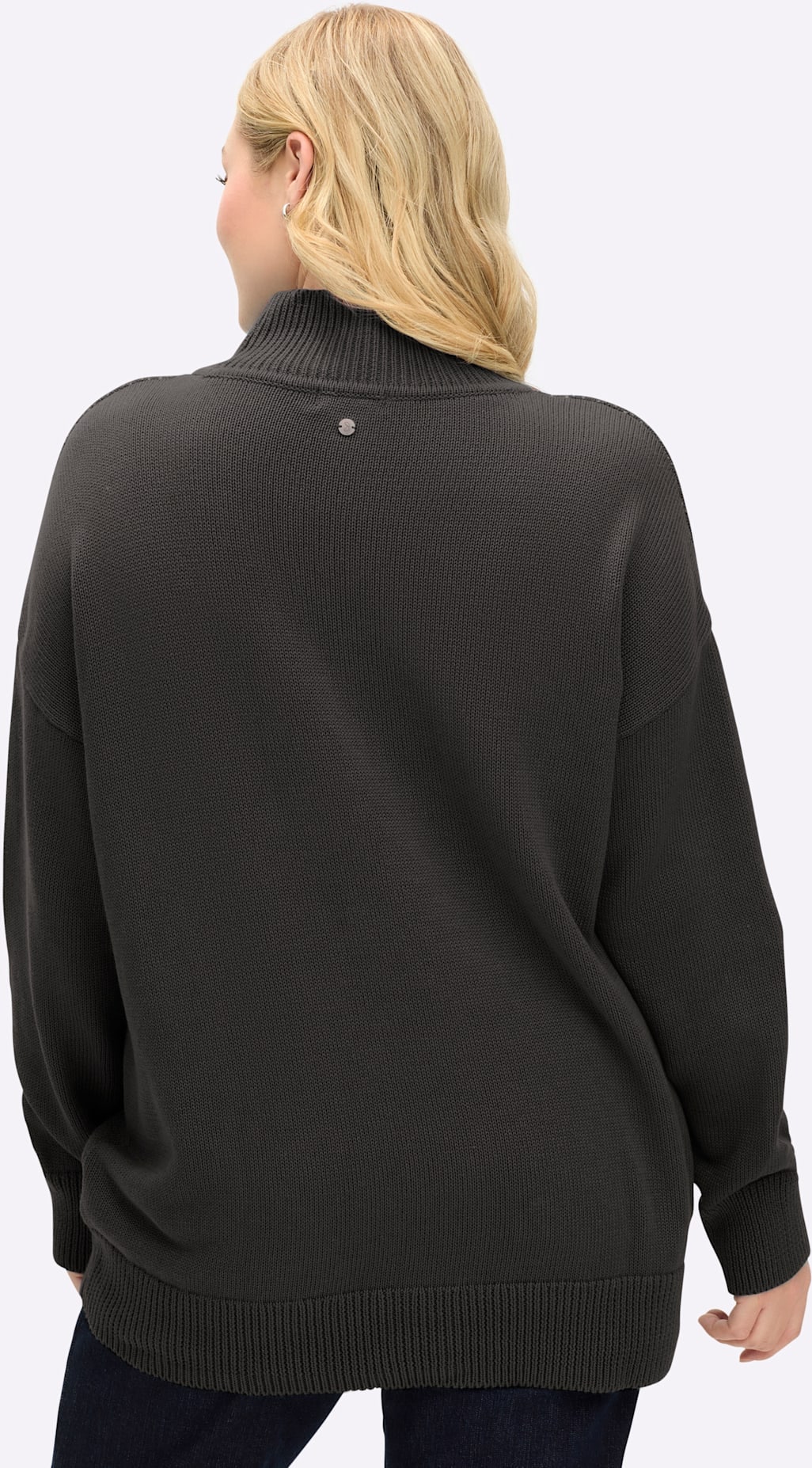 Sheego Stehkragenpullover »Pullover«