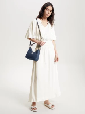 Bolsa Hobo Tommy Hilfiger x Vacation com Textura em Tecido