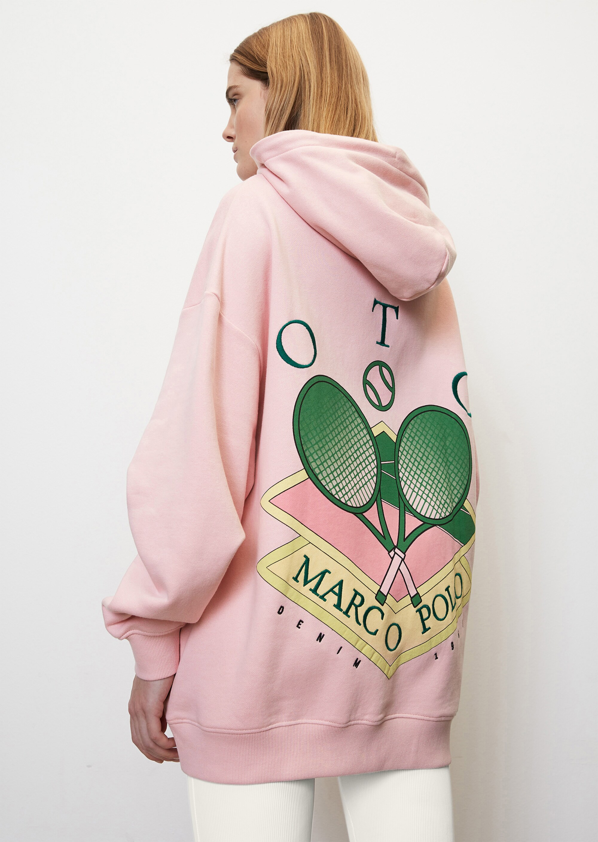 Oversize-Kapuzen-Sweatshirtmit kuscheliger Innenseite