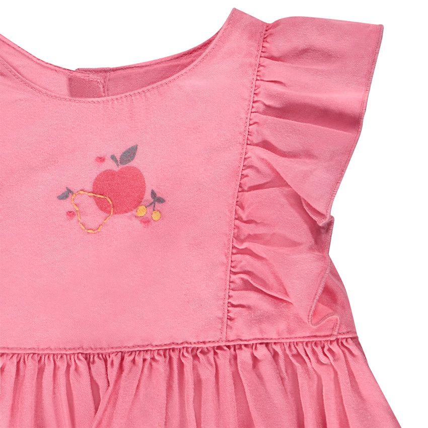 Ensemble 2 pièces robe + bloomer imprimé pour bébé fille - Multicolore