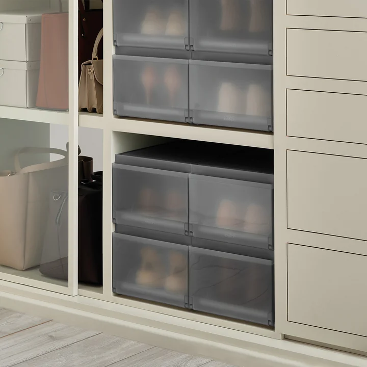 Joseph Joseph - ShoeCase Premium Aufbewahrungsbox, grau (2-tlg.)
