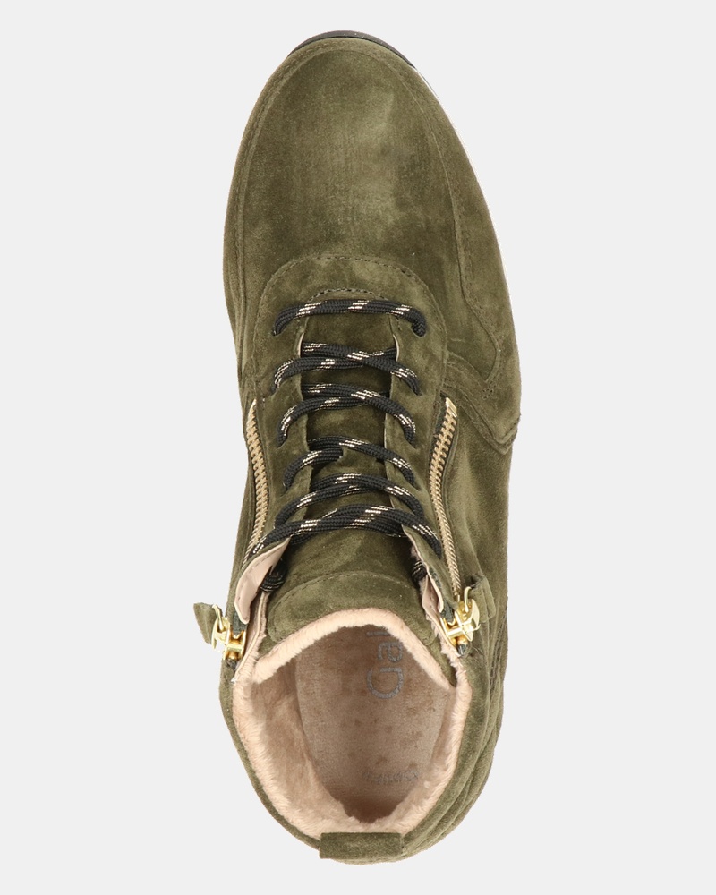 Gabor Hoge sneakers  - groen
