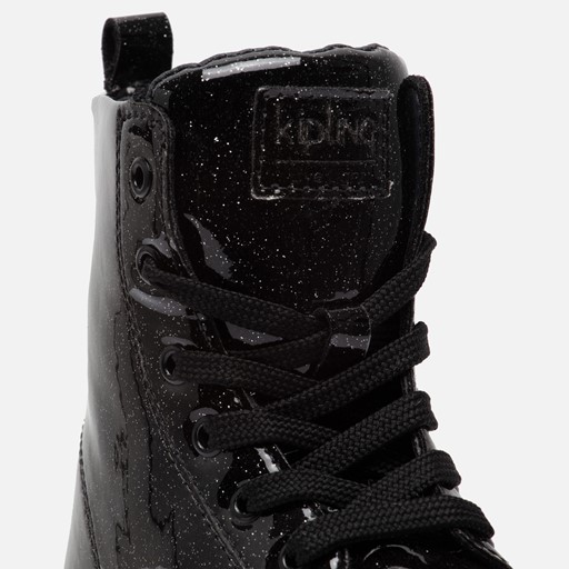 Kipling Ella Veterboots zwart Pu