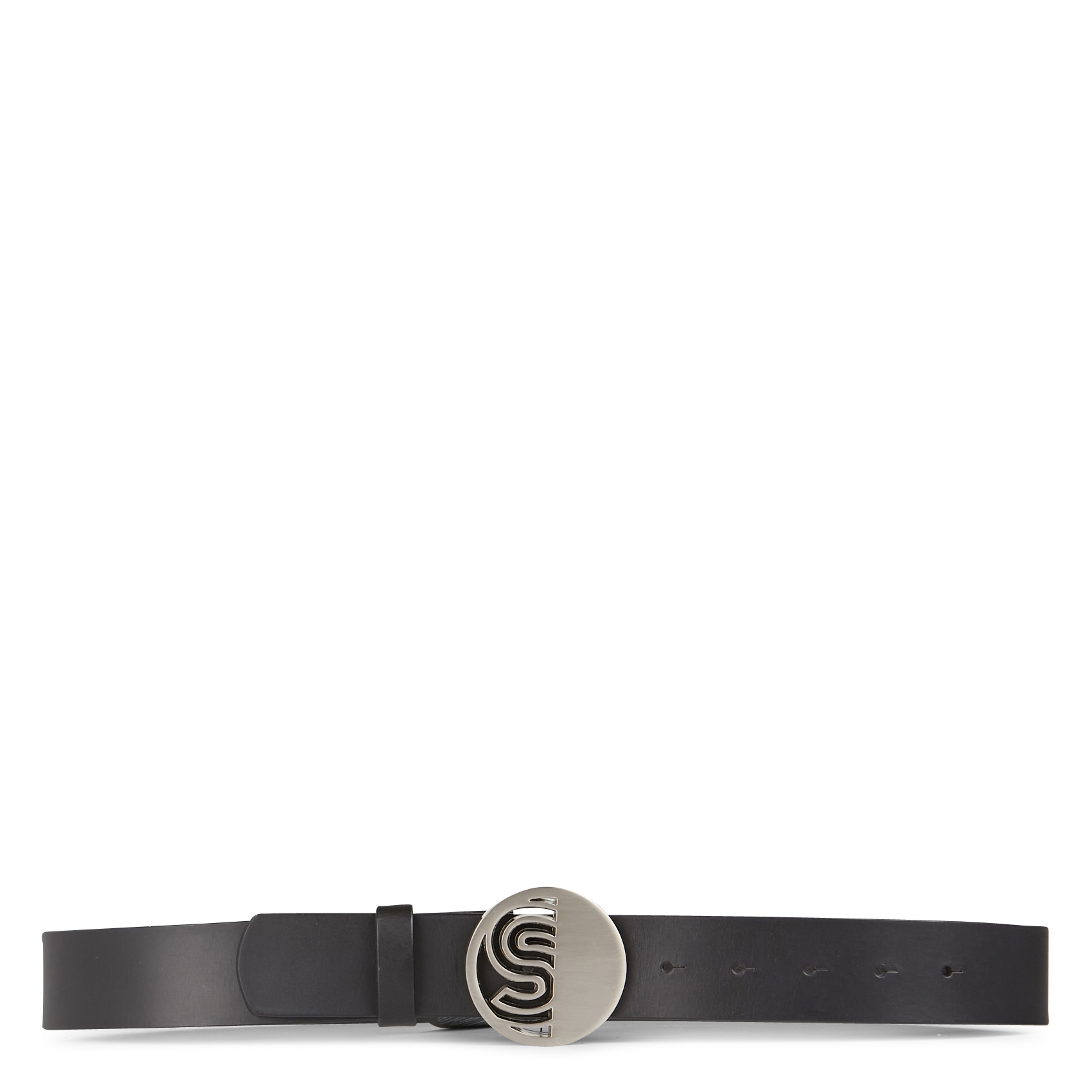 AGREE - Ceinture à boucle en cuir| Noir