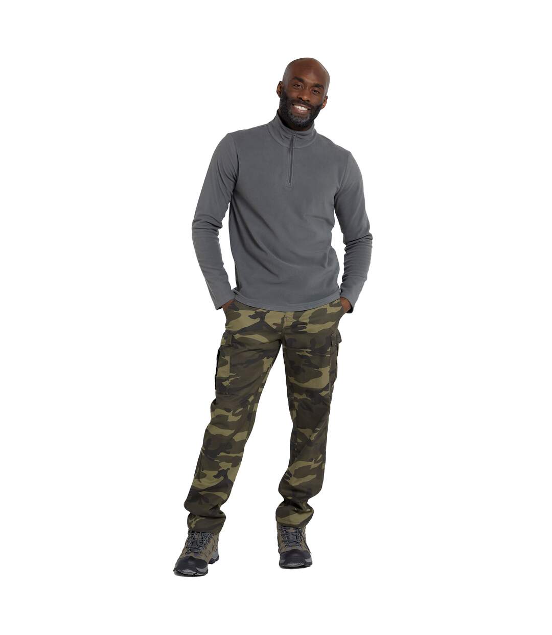 Mountain Warehouse - Haut polaire CAMBER - Homme (Gris) - UTMW830