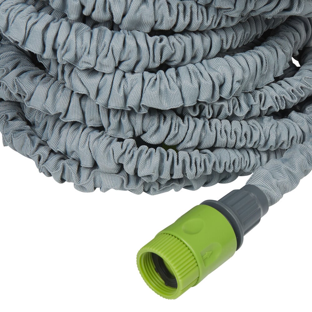 Tuyau extensible avec pistolet gris