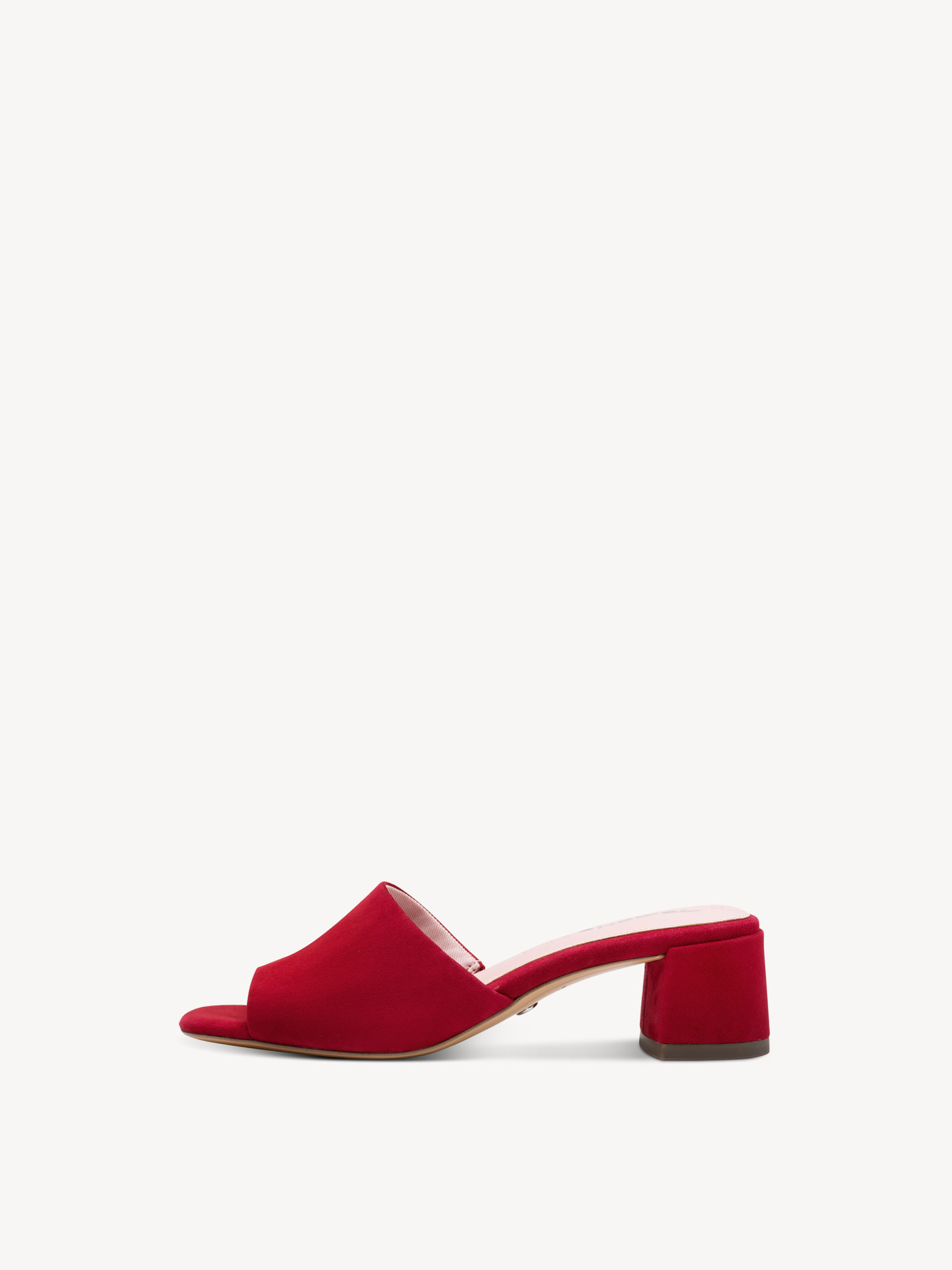 Leren Slipper - rood